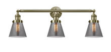 Innovations Lighting 205-AB-G63 - Cone - 3 Light - 30 inch - Antique Brass - Bath Vanity Light