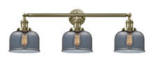 Innovations Lighting 205-AB-G73-LED - Bell - 3 Light - 32 inch - Antique Brass - Bath Vanity Light