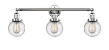 Innovations Lighting 205-PC-G204-6 - Beacon - 3 Light - 30 inch - Polished Chrome - Bath Vanity Light