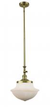 Innovations Lighting 206-AB-G541-LED - Oxford - 1 Light - 12 inch - Antique Brass - Stem Hung - Mini Pendant