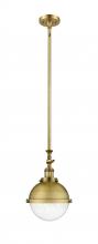 Innovations Lighting 206-BB-HFS-84-BB - Hampden - 1 Light - 9 inch - Brushed Brass - Stem Hung - Mini Pendant