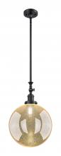 Innovations Lighting 206-BK-G208-12 - Beacon - 1 Light - 12 inch - Matte Black - Stem Hung - Mini Pendant