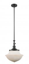 Innovations Lighting 206-BK-G541 - Oxford - 1 Light - 12 inch - Matte Black - Stem Hung - Mini Pendant