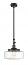 Innovations Lighting 206-BK-G692-12 - Bridgeton - 1 Light - 12 inch - Matte Black - Stem Hung - Mini Pendant