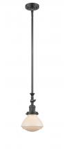 Innovations Lighting 206-OB-G321 - Olean - 1 Light - 7 inch - Oil Rubbed Bronze - Stem Hung - Mini Pendant