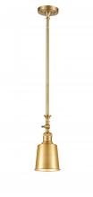 Innovations Lighting 206-SG-M9-SG - Addison - 1 Light - 5 inch - Satin Gold - Stem Hung - Mini Pendant