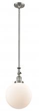 Innovations Lighting 206-SN-G201-10 - Beacon - 1 Light - 10 inch - Brushed Satin Nickel - Stem Hung - Mini Pendant