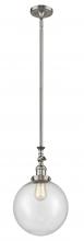 Innovations Lighting 206-SN-G204-10 - Beacon - 1 Light - 10 inch - Brushed Satin Nickel - Stem Hung - Mini Pendant