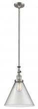 Innovations Lighting 206-SN-G42-L - Cone - 1 Light - 12 inch - Brushed Satin Nickel - Stem Hung - Mini Pendant