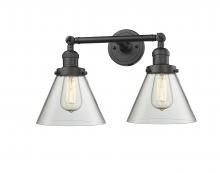 Innovations Lighting 208-OB-G42 - Cone - 2 Light - 18 inch - Oil Rubbed Bronze - Bath Vanity Light