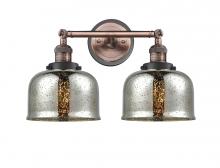 Innovations Lighting 208BP-ACBK-G78 - Bell - 2 Light - 18 inch - Antique Copper - Bath Vanity Light