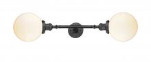 Innovations Lighting 208L-OB-G201-8 - Beacon - 2 Light - 8 inch - Oil Rubbed Bronze - Bath Vanity Light