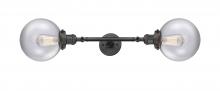 Innovations Lighting 208L-OB-G202-8 - Beacon - 2 Light - 8 inch - Oil Rubbed Bronze - Bath Vanity Light