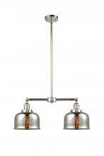 Innovations Lighting 209-PN-G78 - Bell - 2 Light - 24 inch - Polished Nickel - Stem Hung - Island Light