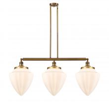 Innovations Lighting 213-BB-G661-12 - Bullet - 3 Light - 40 inch - Brushed Brass - Stem Hung - Island Light