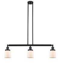 Innovations Lighting 213-BK-G51 - Bell - 3 Light - 38 inch - Matte Black - Stem Hung - Island Light