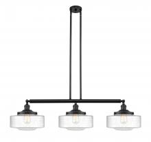 Innovations Lighting 213-BK-G694-12 - Bridgeton - 3 Light - 44 inch - Matte Black - Stem Hung - Island Light