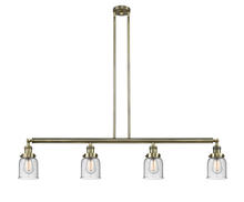 Innovations Lighting 214-AB-G54 - Bell - 4 Light - 50 inch - Antique Brass - Stem Hung - Island Light