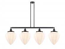 Innovations Lighting 214-BK-G661-12 - Bullet - 4 Light - 50 inch - Matte Black - Stem Hung - Island Light