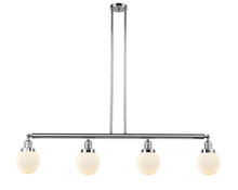 Innovations Lighting 214-PC-G201-6 - Beacon - 4 Light - 51 inch - Polished Chrome - Stem Hung - Island Light