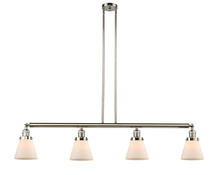 Innovations Lighting 214-PN-G61-LED - Cone - 4 Light - 51 inch - Polished Nickel - Stem Hung - Island Light