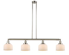 Innovations Lighting 214-PN-G71 - Bell - 4 Light - 53 inch - Polished Nickel - Stem Hung - Island Light