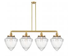 Innovations Lighting 214-SG-G664-12 - Bullet - 4 Light - 50 inch - Satin Gold - Stem Hung - Island Light