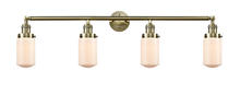 Innovations Lighting 215-AB-G311 - Dover - 4 Light - 43 inch - Antique Brass - Bath Vanity Light