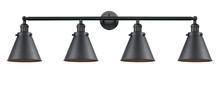 Innovations Lighting 215-BK-M13-BK - Appalachian - 4 Light - 44 inch - Matte Black - Bath Vanity Light