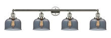 Innovations Lighting 215-PN-G73 - Bell - 4 Light - 44 inch - Polished Nickel - Bath Vanity Light