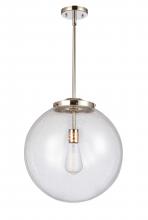 Innovations Lighting 221-1S-PN-G204-16 - Beacon - 1 Light - 16 inch - Polished Nickel - Cord hung - Pendant