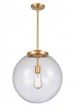 Innovations Lighting 221-1S-SG-G202-16 - Beacon - 1 Light - 16 inch - Satin Gold - Cord hung - Pendant