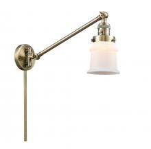 Innovations Lighting 237-AB-G181S-LED - Canton - 1 Light - 8 inch - Antique Brass - Swing Arm