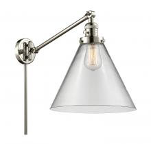 Innovations Lighting 237-PN-G42-L - Cone - 1 Light - 12 inch - Polished Nickel - Swing Arm