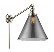 Innovations Lighting 237-PN-G43-L - Cone - 1 Light - 12 inch - Polished Nickel - Swing Arm