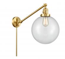 Innovations Lighting 237-SG-G202-10 - Beacon - 1 Light - 10 inch - Satin Gold - Swing Arm