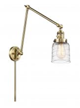 Innovations Lighting 238-AB-G513-LED - Bell - 1 Light - 8 inch - Antique Brass - Swing Arm
