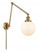 Innovations Lighting 238-BB-G201-8 - Beacon - 1 Light - 8 inch - Brushed Brass - Swing Arm