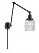 Innovations Lighting 238-BK-G302 - Colton - 1 Light - 8 inch - Matte Black - Swing Arm