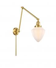 Innovations Lighting 238-SG-G661-7 - Bullet - 1 Light - 7 inch - Satin Gold - Swing Arm