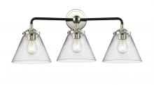 Innovations Lighting 284-3W-BPN-G42 - Cone - 3 Light - 26 inch - Black Polished Nickel - Bath Vanity Light