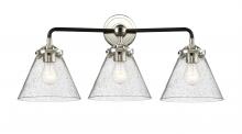 Innovations Lighting 284-3W-BPN-G44 - Cone - 3 Light - 26 inch - Black Polished Nickel - Bath Vanity Light