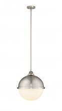 Innovations Lighting 288-1S-SN-HFS-121-SN - Hampden - 1 Light - 13 inch - Brushed Satin Nickel - Cord hung - Pendant