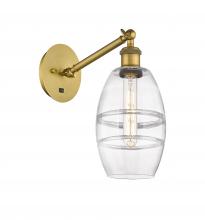 Innovations Lighting 317-1W-BB-G557-6CL - Vaz - 1 Light - 6 inch - Brushed Brass - Sconce