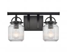 Innovations Lighting 416-2W-BK-G416-6SDY - Latreille - 2 Light - 16 inch - Matte Black - Bath Vanity Light