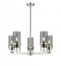 Innovations Lighting 426-5CR-PN-G426-8SM - Utopia - 5 Light - 24 inch - Polished Nickel - Chandelier