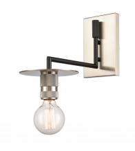 Innovations Lighting 432-1W-BSN - Aurora - 1 Light - 6 inch - Black Satin Nickel - Sconce