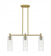 Innovations Lighting 434-3I-BB-G434-12SDY - Crown Point - 3 Light - 31 inch - Brushed Brass - Island Light