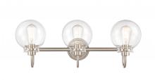 Innovations Lighting 437-3W-SN-G4372 - Olivia - 3 Light - 27 inch - Satin Nickel - Bath Vanity Light