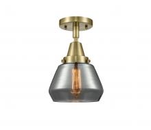 Innovations Lighting 447-1C-AB-G173-LED - Fulton - 1 Light - 7 inch - Antique Brass - Flush Mount